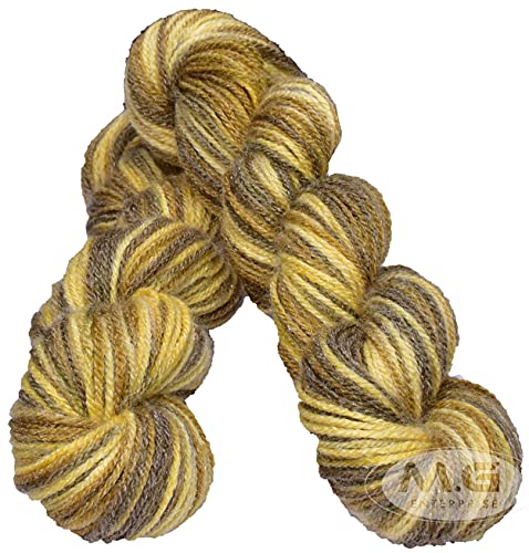 Image of M.G Enterprise MicroRangoli MustardSoft Yarn 400 for Crochet, Needle Knitting, Hand Knitting & Hobby Craft