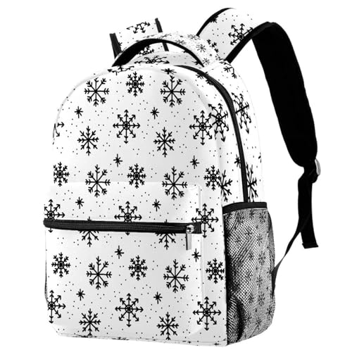 Sac à dos flocons de neige de Noël pour escapades de week-end en famille