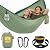 Wise Owl Outfitters Camping Hammock - Camping Essentials, Portable Hammock w/Tree Straps, Single or Double Hammock for Outside, Hiking, and Travel