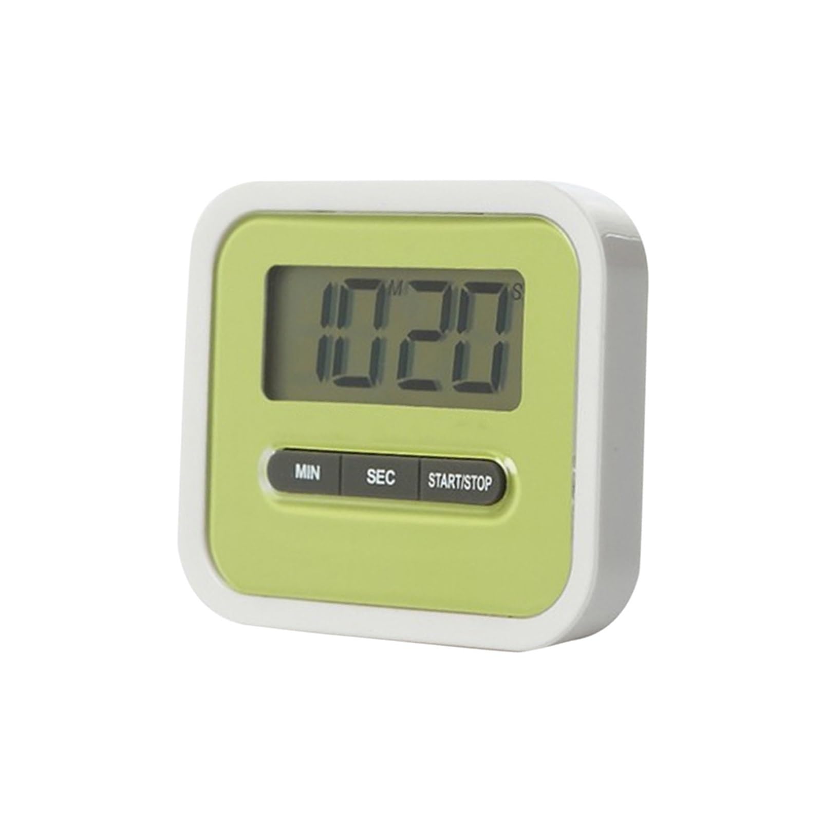 Kitchen Timer Digital Manual Countdown Alarm Clock Mechanical Cooking With LCD Screen For Baking Tools Reliable Efficient(GREEN)