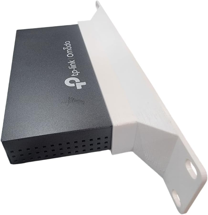 10" Network Rack Mount for TP-Link Omada ER605 Router (Black)