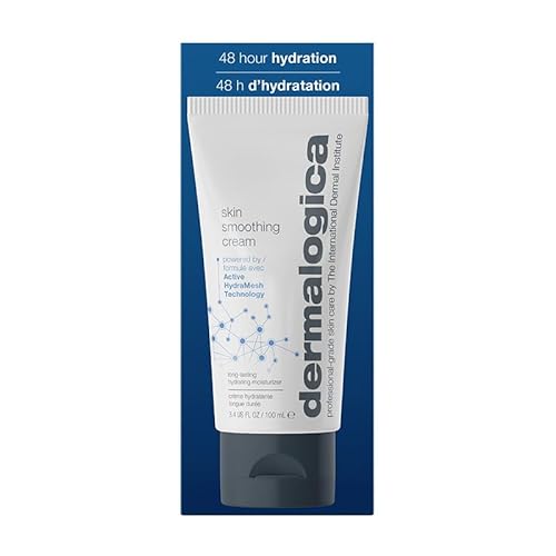 Dermalogica Skin Smoothing Cream 100ml - innovative Moisturizer spendet 48 Stunden langanhaltende Feuchtigkeit. Geeignet für normale, Mischhaut, feuchtigkeitsarme Haut.