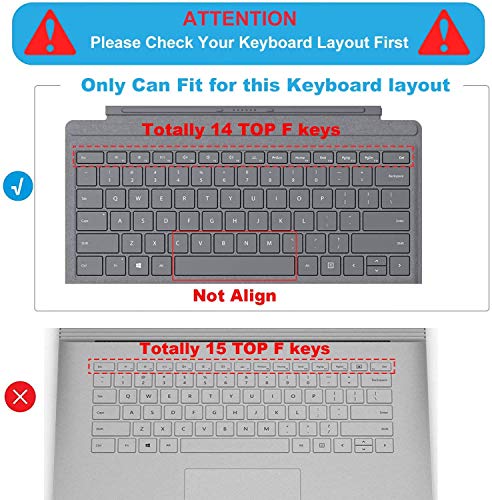 Protector de teclado para Microsoft Surface Pro 7 US Layout miniatura 2