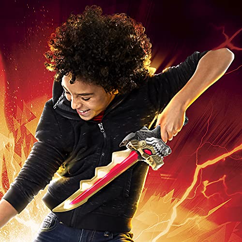 Power Rangers Dino Fury Chromafury Schwert Elektronisches Farbscan Spielzeug mit Lichtern und Sounds, Inspiriert Serie – Bild 8