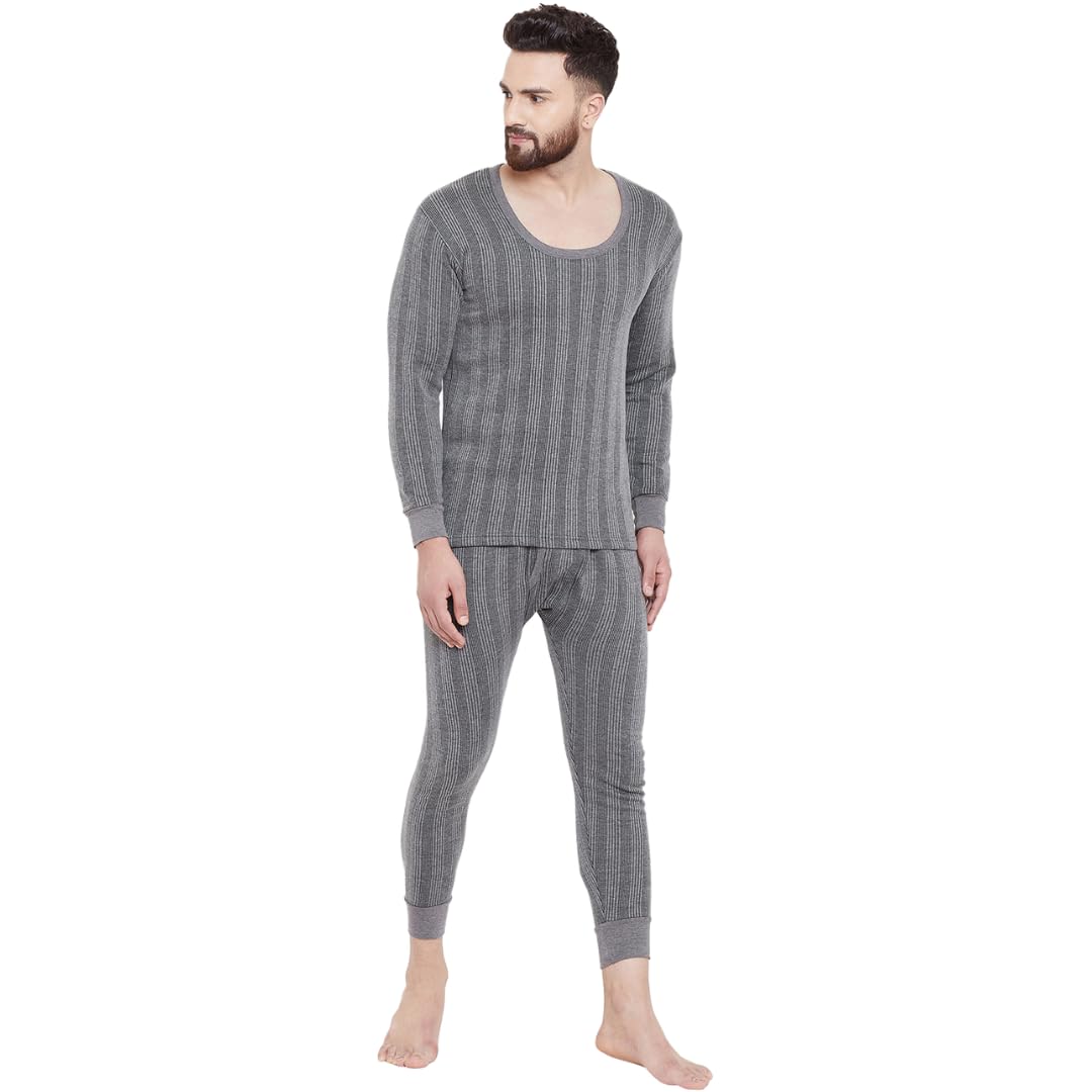zimfit Cotton Thermal Top for Men | Body Warmer | Winter Thermal Wear | Cold Weather Inner | Round Neck Full Sleeves - Pack of 1-picture-30