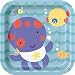 Square Under the Sea Dessert Plates, 10ct