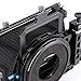 Fotga DP500III Pro 15mm Rail 4x4 DSLR Swing-Away Matte Box w/Donuts for Sony A7R A7S II III A9 GH6 S5II for Canon 5D 6D 7D R8 R10 R5C FS7 C300 C500 BMPCC 4K 6K Ursa Mini RED DSLR Video Cinema Camera
