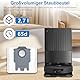 14 Stück Staubbeutel Ersatz für Roborock Q Revo/Qrevo Pro/Qrevo MaxV/Qrevo S/Qrevo master / S8 MaxV Ultra / S8 Max Ultra Roboter Staubsauger Zubehör Teile, 2,7 l große Kapazität Staubbeutel