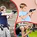 JOCOUNY Toy Gun Soft Bullet Pistol Foam Blaster, Shooting Game Education Realistic Revolver Model Fake Guns, a Surprise Gift for Boys Teens Birthday Christmas (Black)