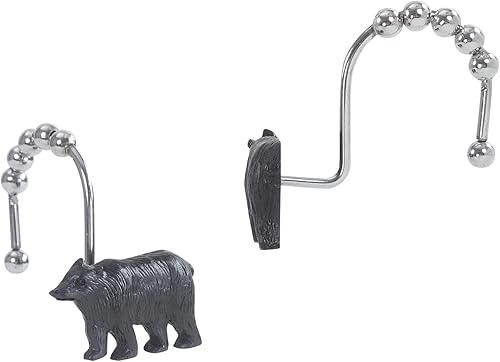 Miniatura 6 de Woodland cortina para regadera de tela impermeable