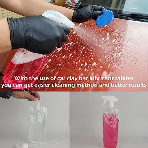 Awave Bloom CBK-002 Car Clay Bars Auto Detailing 400G And Clay Bar Lubricant Tablets 8 Pack(1Pcs=16 Oz) Clay Bar Kit,Include Portable Spray Bottle And Micro Fiber Towel,For Car Detailing Damage Free Cleaning thumb #3