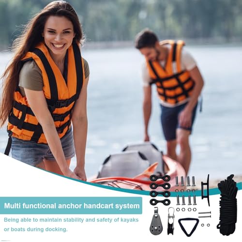 Kit de chariot en canoë lourds et accessoires paracorde rigides - 6