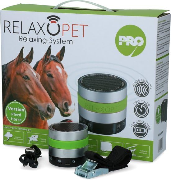Pro Animal Relaxation Trainer | Version 2020 | For Horses | Soothing Through Sound Waves | Ideal for Thunderstorms, Restlessness or Transportations | Audible and Inaudible