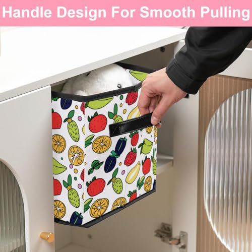 Cube de rangement durable avec poignées en cuir finitions premium - 6