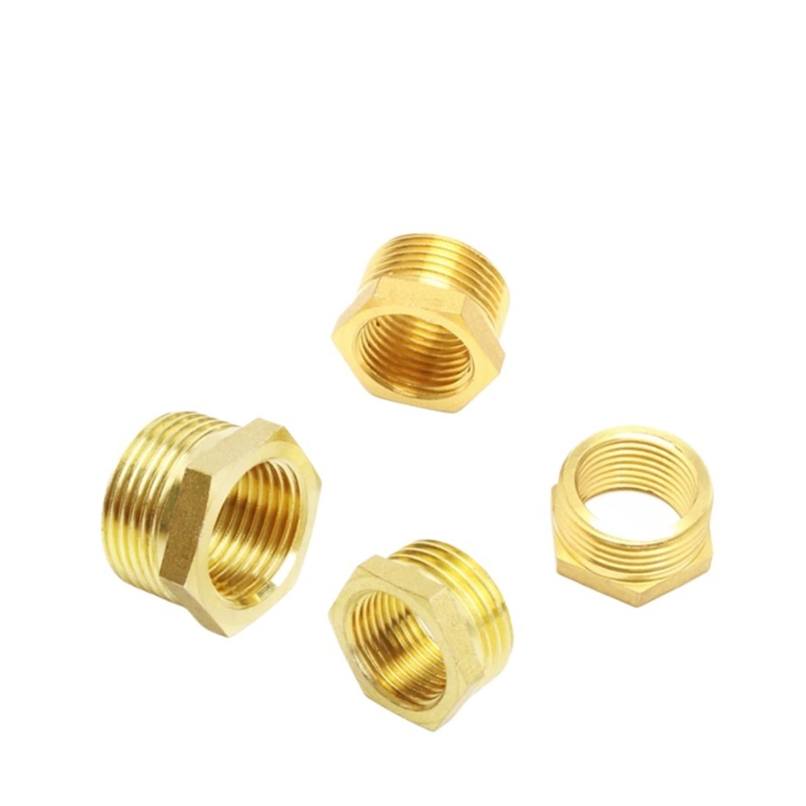Réducteur en laiton, douille hexagonale, adaptateur de réduction BSP mâle