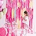 PartyWoo Crepe Paper Streamers 10 Rolls 820ft, Pack of Crepe Paper Streamers in Pink Shades Color, Crepe Paper for Birthday Decorations, Party Decorations, Wedding Decorations (1.8 in x 82 Ft/Roll)