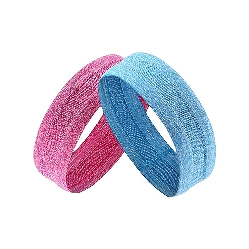 Deevoka Sweatband esportes bandana anti deslizamento absorção de umidade secagem rápida para homens