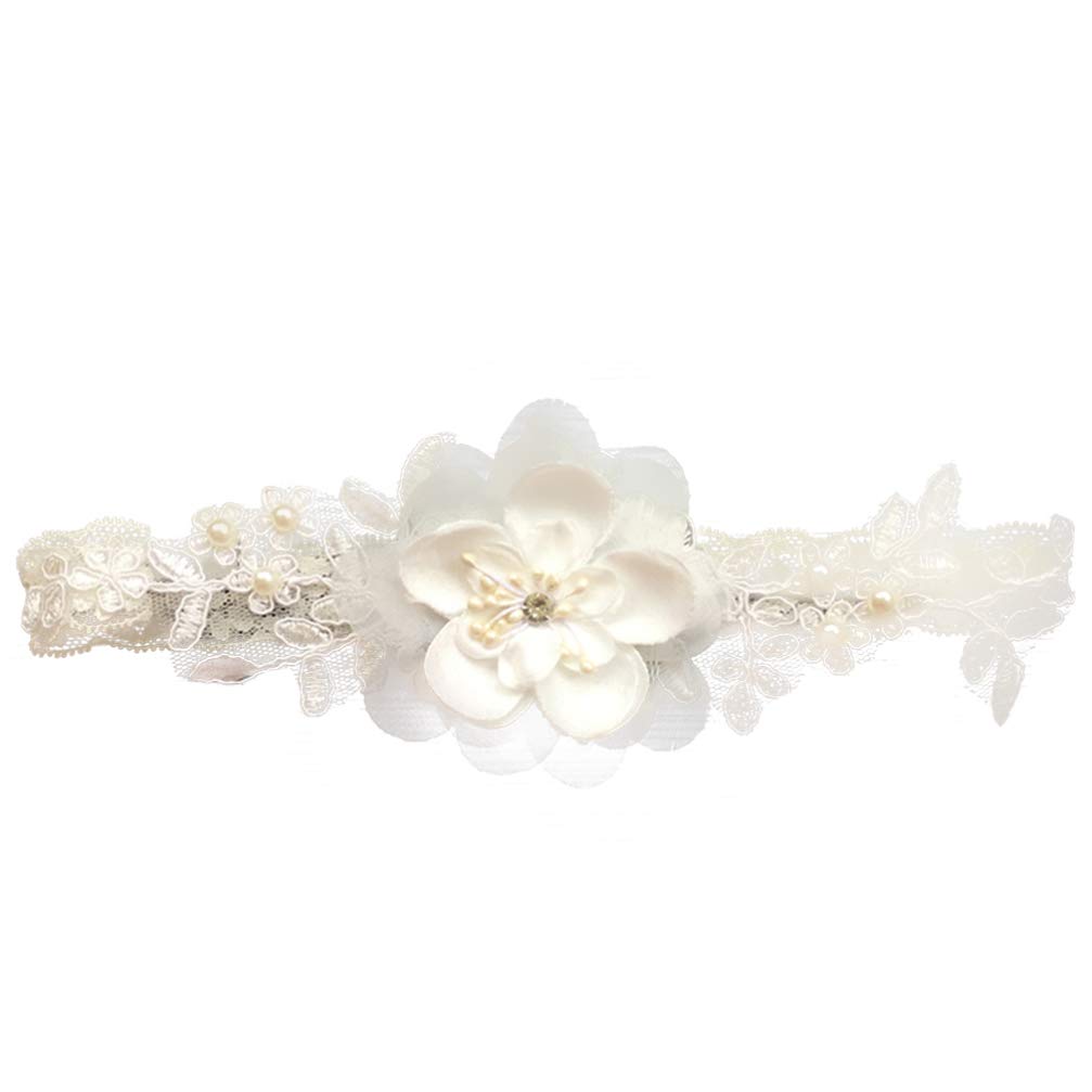 Cintura da Donna 1pc Reggicalze da Sposa Reggicalze in Pizzo Fiore Elastico Sexy Gamba Decor Anello per Festa Egagement Prom per Le Donne