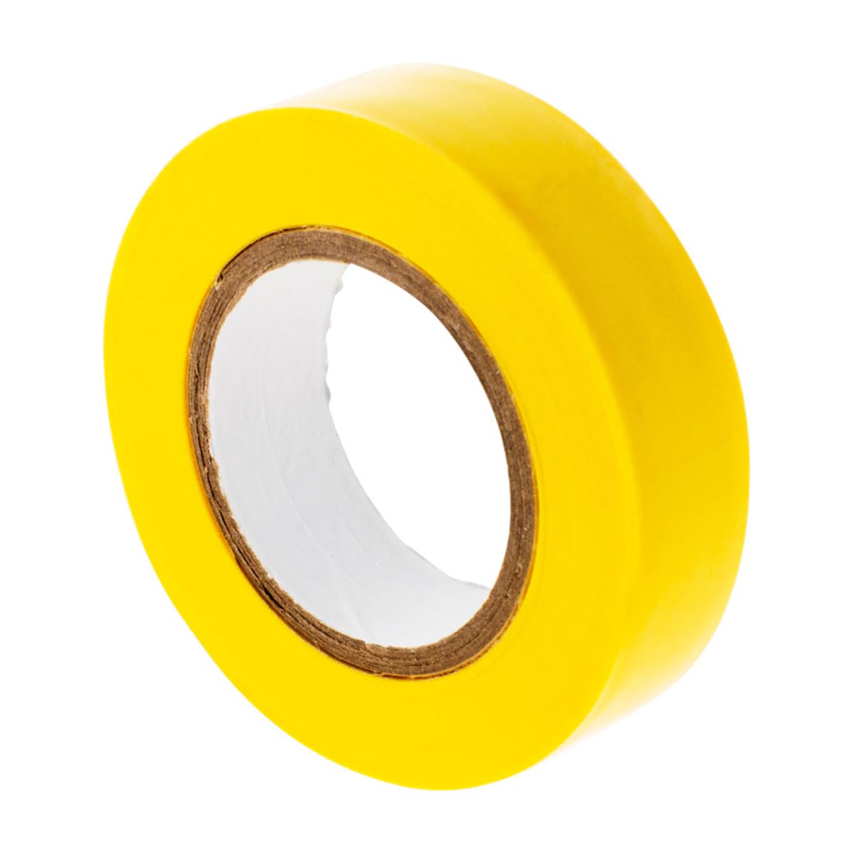 Zenitech - Cinta Adhesiva Aislante PVC 15 mm x 10 m - Amarillo - Espesor 0,15 mm - Ideal para Trabajos Eléctricos - Fácil Identificación - Resistente - Calidad Profesional para Seguridad y Aislamiento