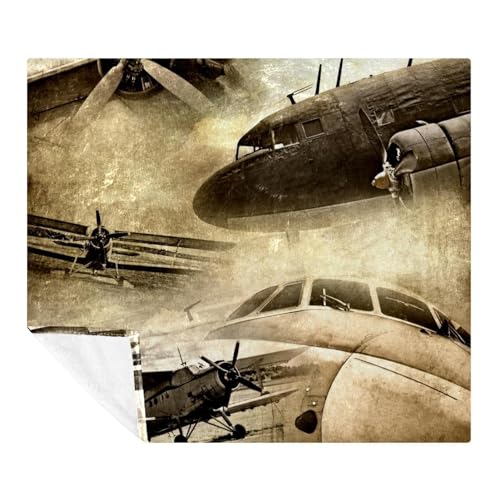 Couverture polaire grunge microfibre 150x130 pour lit et canapé - 2