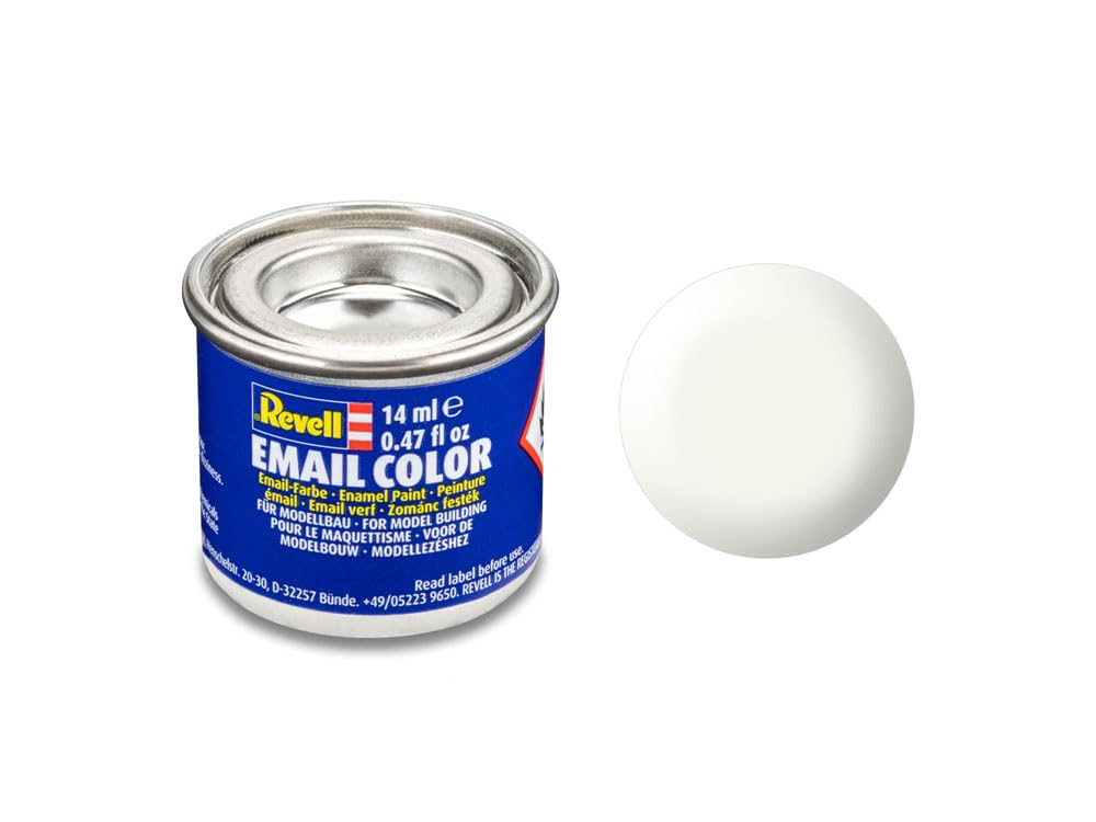 Revell 14ml Email Color Enamel Paint (White Silkyy Finish)