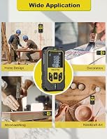 Laser Measure, NIKOTEK Laser Distance Meter with 2 Bubble Levels and LCD Backlit, for Pythagorean Mode, Measuring Distance, Area, Volume — image 7