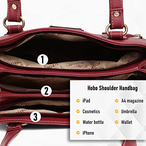 Image of Fostelo Women's Nightingale Satchel Tote Handbag for Women | Ladies Purse | Stylish Shoulder Bag | Gift For Women