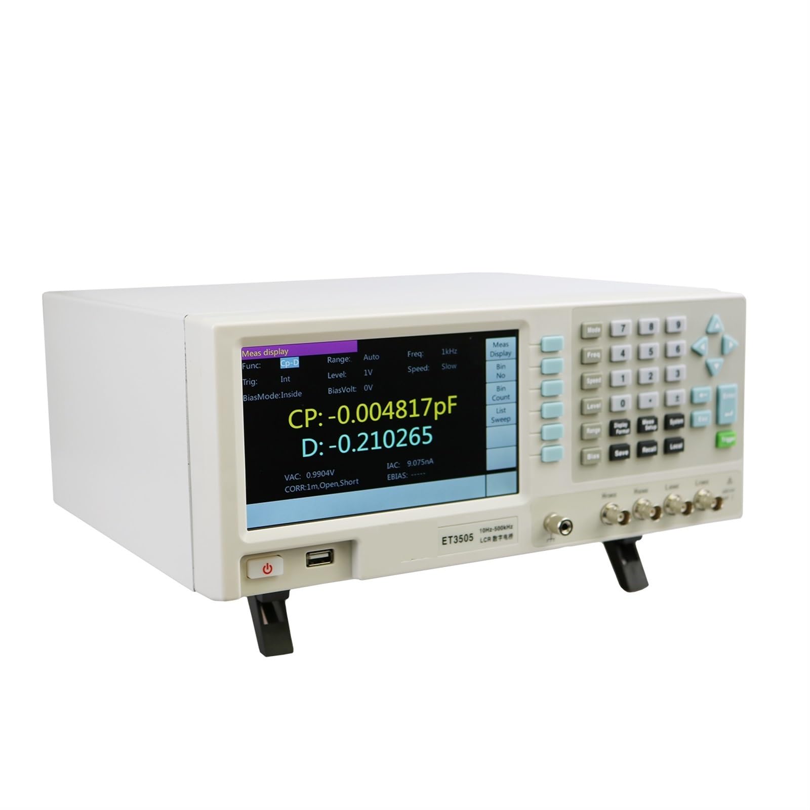 Multimetr Precyzyjny cyfrowy mostek indukcyjności pojemności rezystancji miernik LCR USB LAN RS232 ET3501 ET3502 ET3503 ET3505 ET3510 Dokładne czytanie(ET3510(1000KHz))