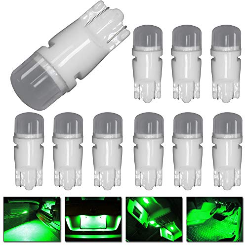 Lámpara LED verde T10 W5W 168 175 194 2825 10-pack