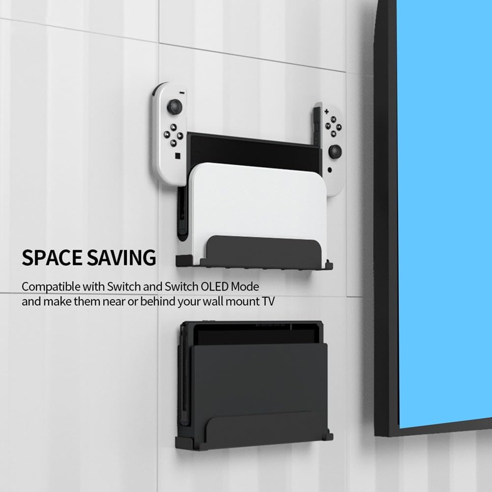 Staffa di supporto da parete per console di gioco per switch e controller rack di archiviazione