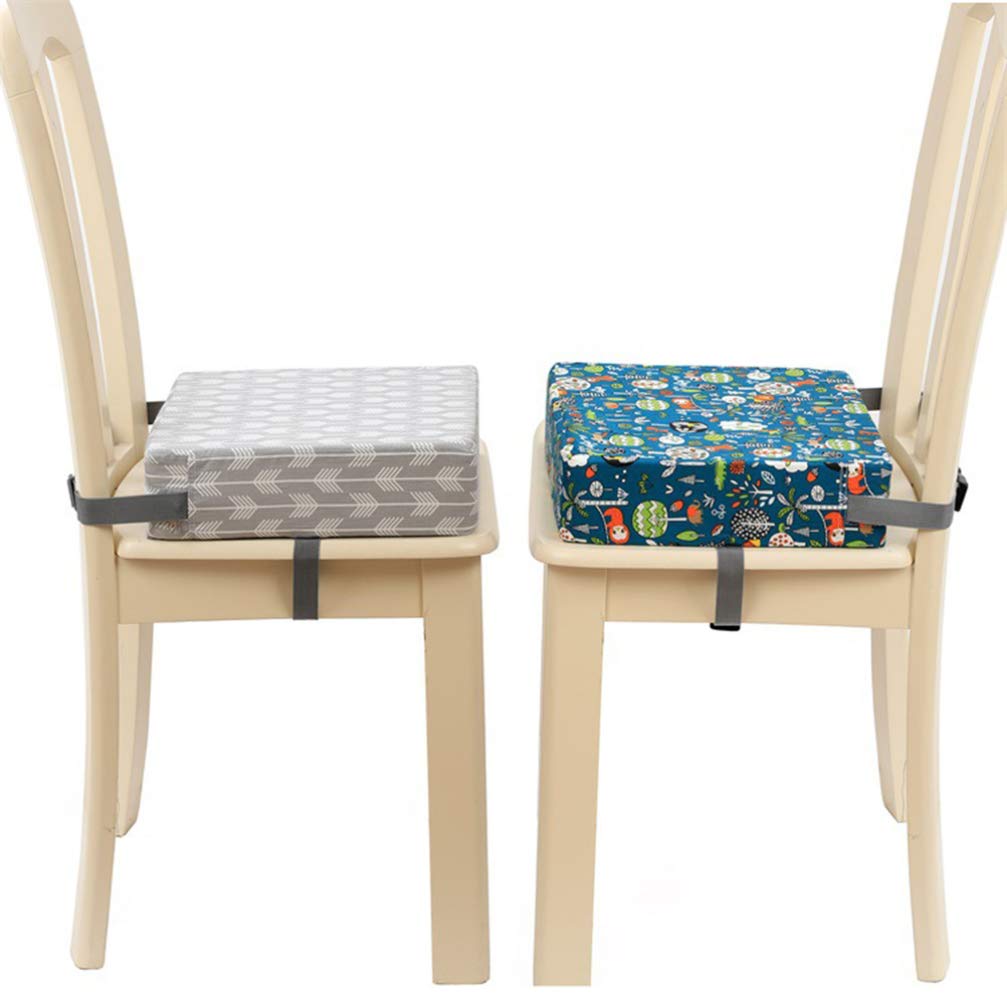 Tomaibaby Silla de Comedor Cojín Elevador Cojín de Asiento Elevador Portátil Bebé Niño Niños Infantil Portátil Desmontable Trona Cojín Verde