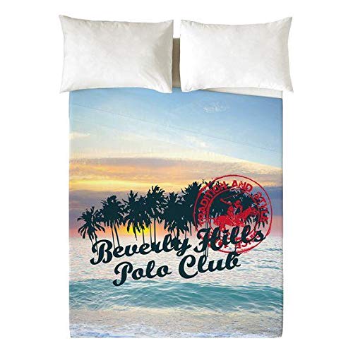 Beverly Hills Polo Club S2800821 Juego de Sábanas Hawaii, Cama de 135, Multicolor, 210 x 270 cm