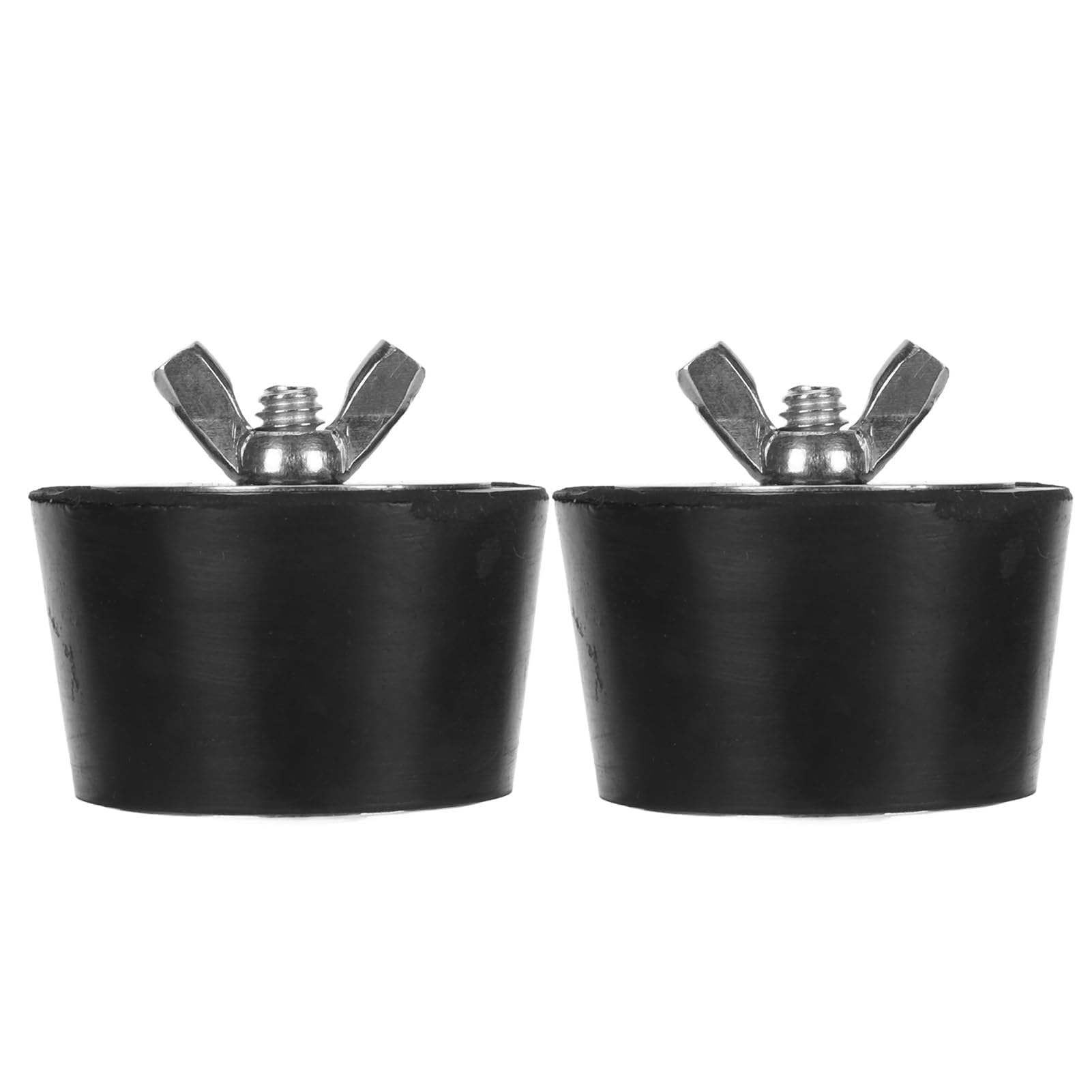 Bouchon D'hivernage de Piscine 2 Pièces en Caoutchouc et Acier Inoxydable, Empêche L'eau de Pénétrer dans les Tuyaux, Polyvalent pour les Tests de Pression, avec Utilisation (45mm)