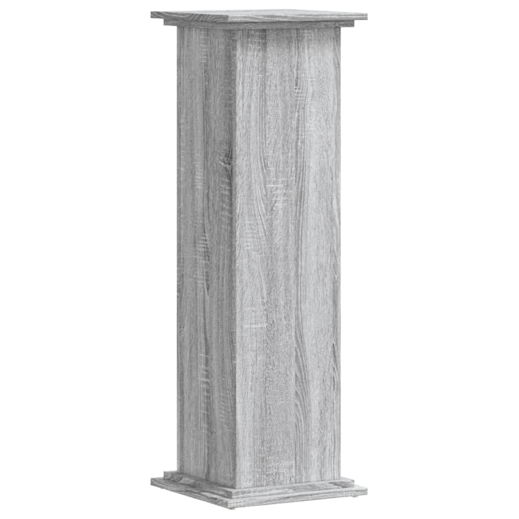 vidaXL Plant Stand, Plant Pot Stand for Indoor Living Room, Plant Holder for Decorative, Flower Stand Flower Pot, Grey Sonoma Engineered Wood