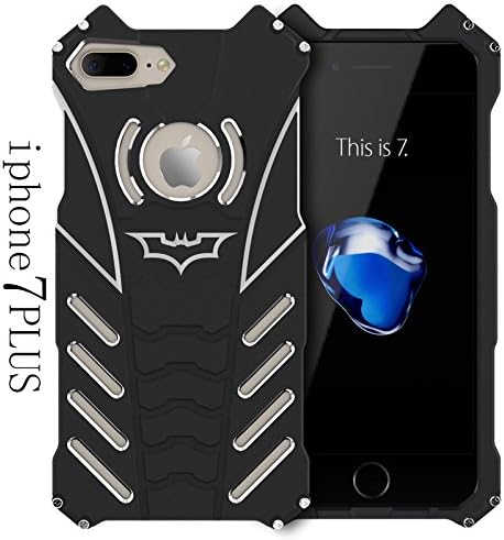 R-JUST,Batman Series Case Heavy Dust Metal Armor Anodized Aluminum Cover For iPhone 7 plus