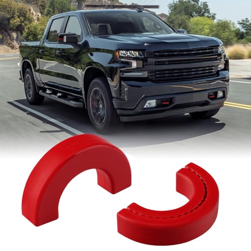 TECHPICCO Tow Hook Covers for Silverado 1500/Sierra 1500 Red | Compatible with…