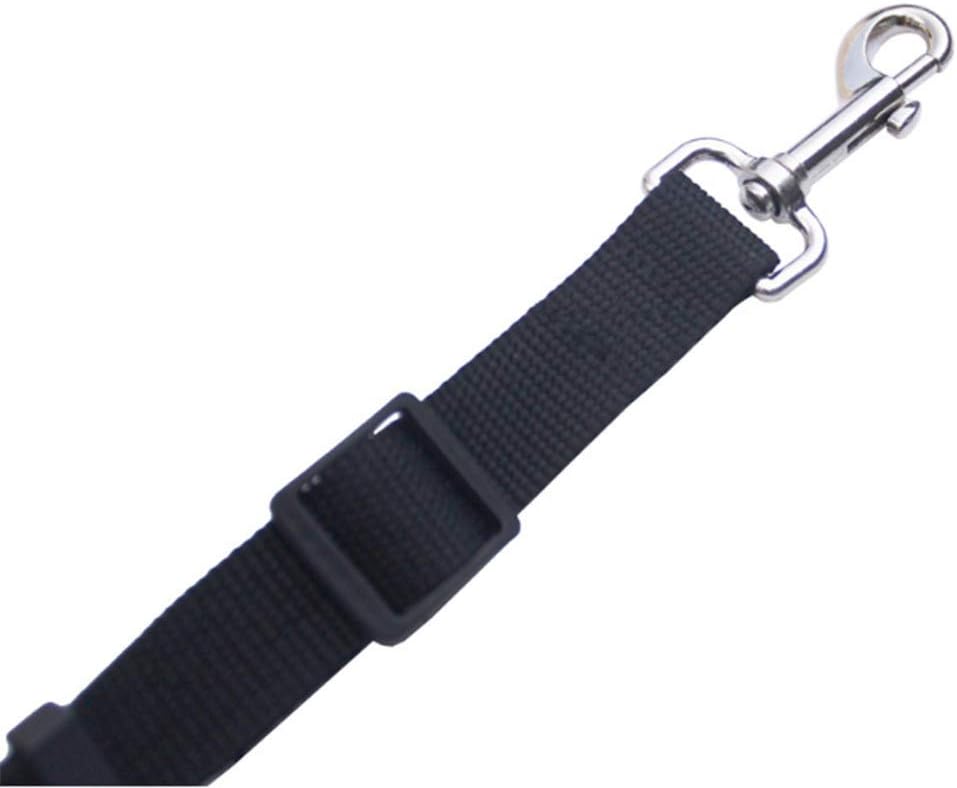 Basic Leashes Travel Double Head Adjustable Dog Car Belt Pet Leash Polyester Restraint Leads Harness Collar Lead Pet Products(100cm) for Pet