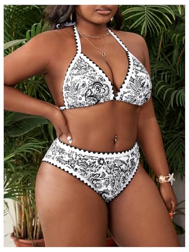 Bikini grande taille imprimé floral pour rayonner sur la plage cet été - 4