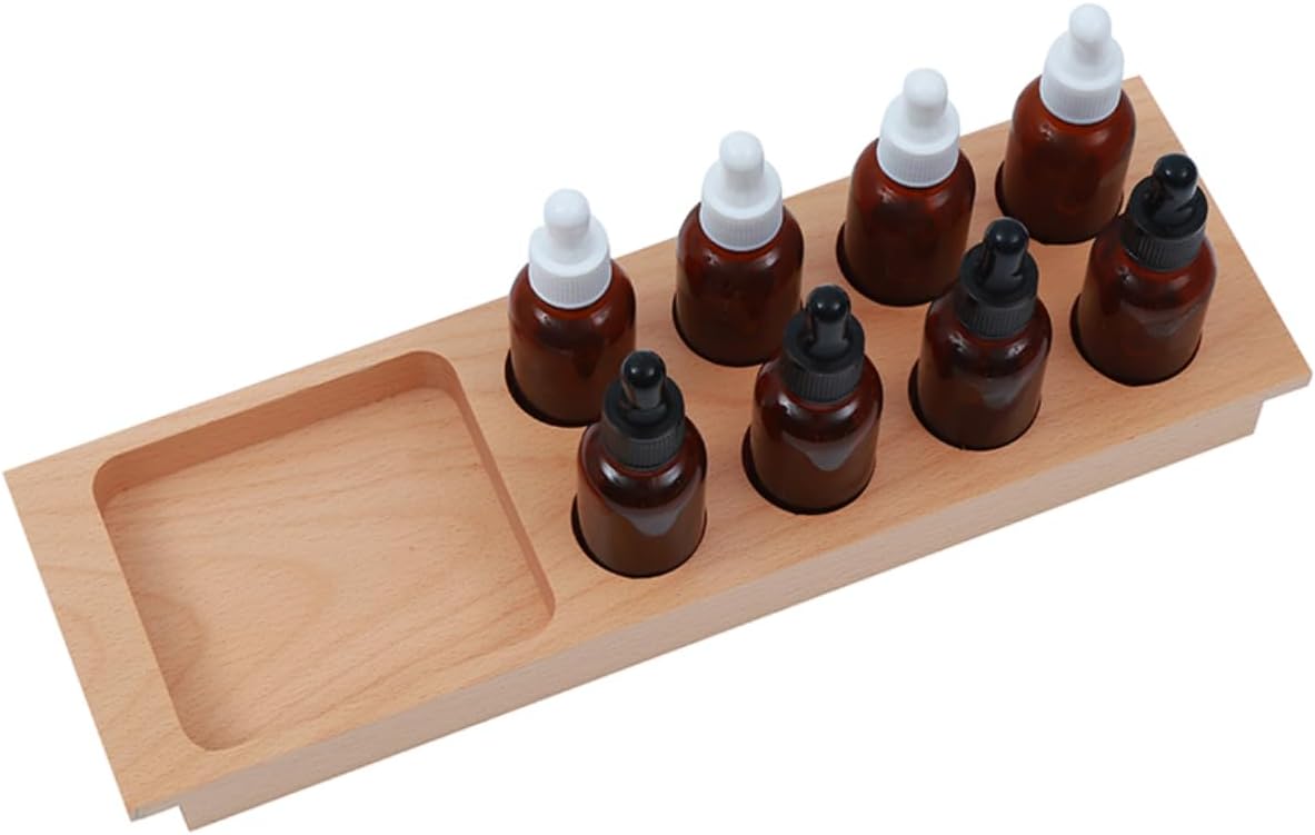 Montessori Kids Taste Tasting Bottle Sensory Educational Toys Sensorial Early Childhood Education Preschool Training Taste Bottle Smell Bottle Sensory Teaching Aids