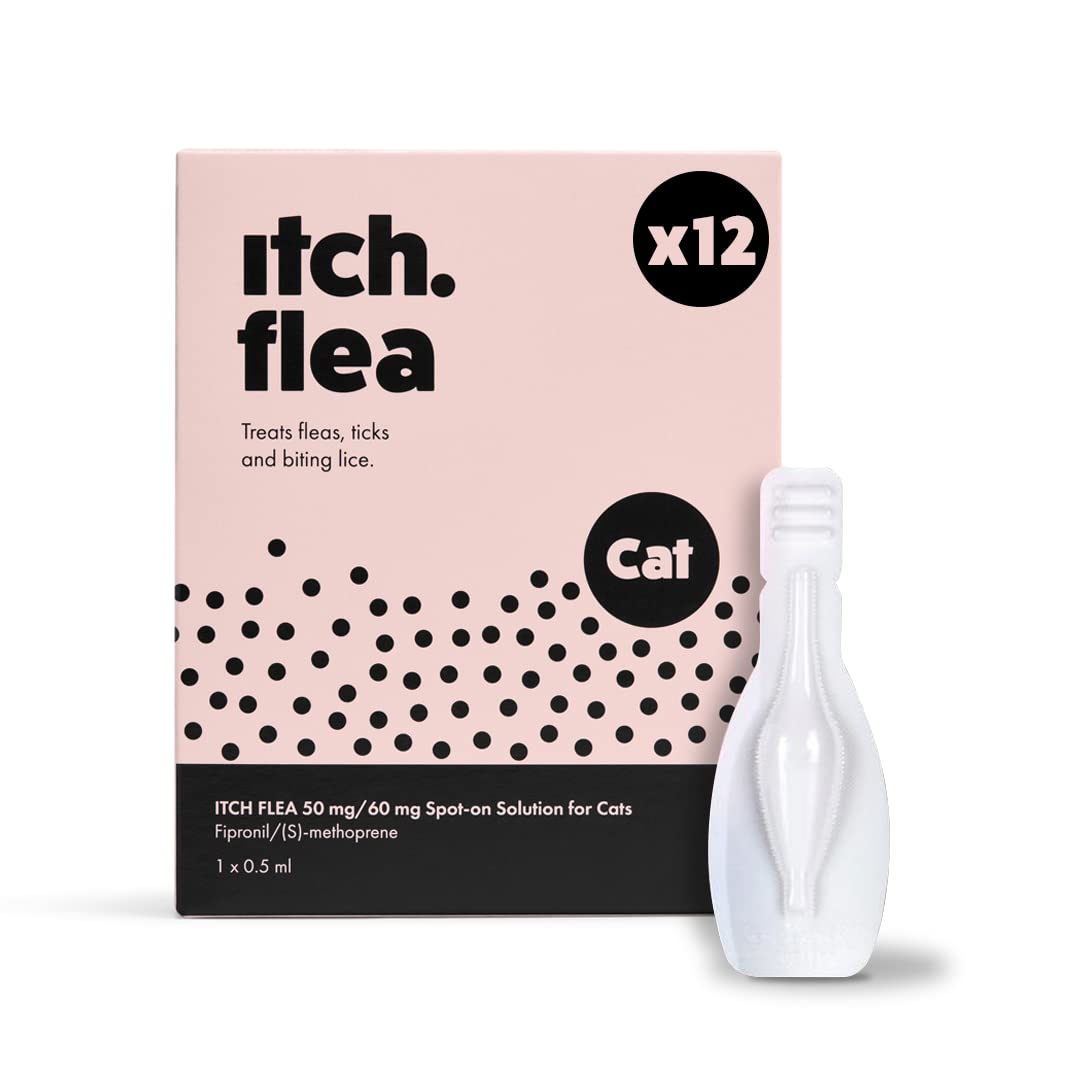 Buy Itch Flea Treatment SpotOn Solution for Cats Kills Fleas, Lice