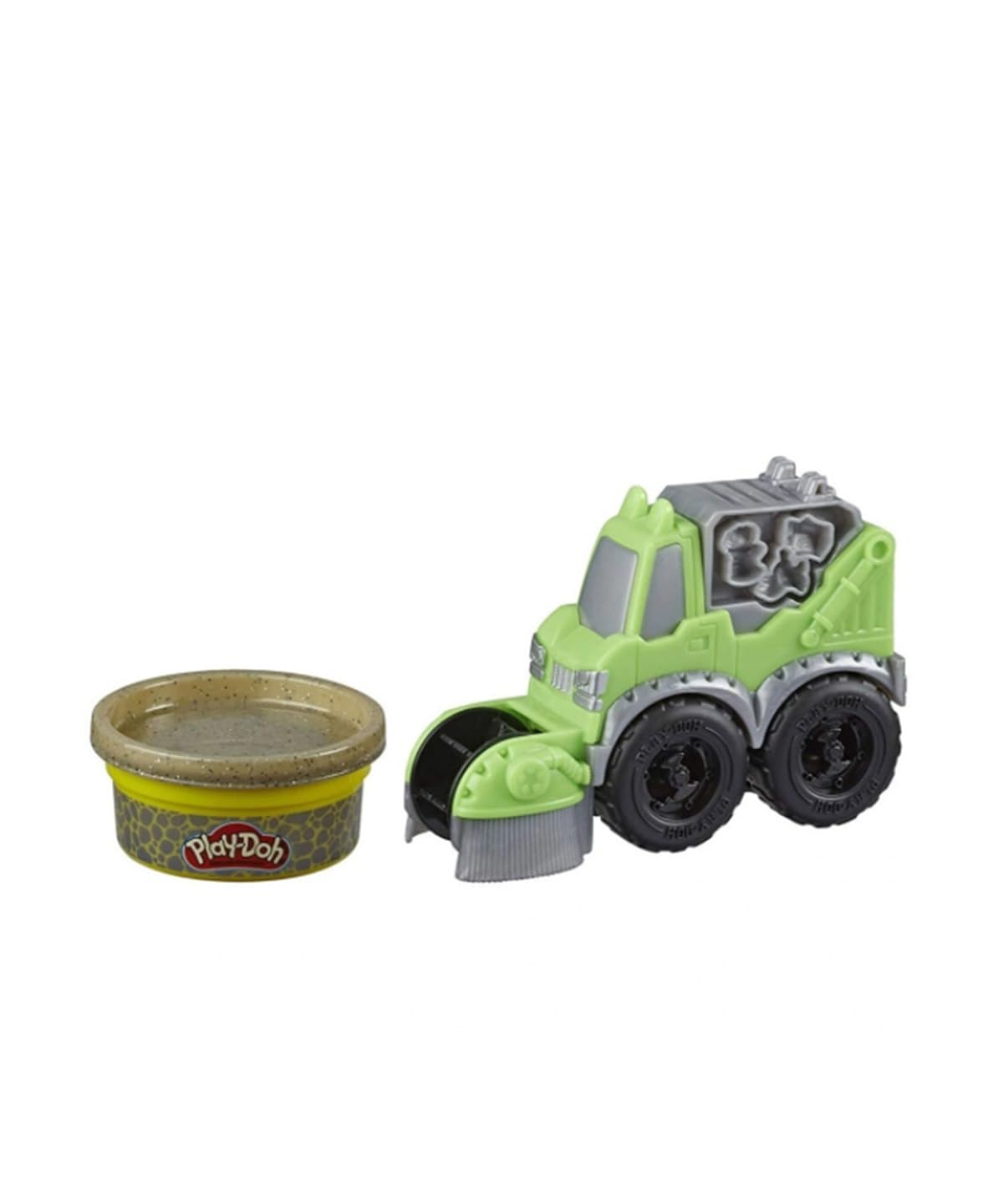 Play-Doh Wheels Road Sweeper Pastry Set - Sweeper with Brushes, Sandy Play-Doh Dough - Ages 3+