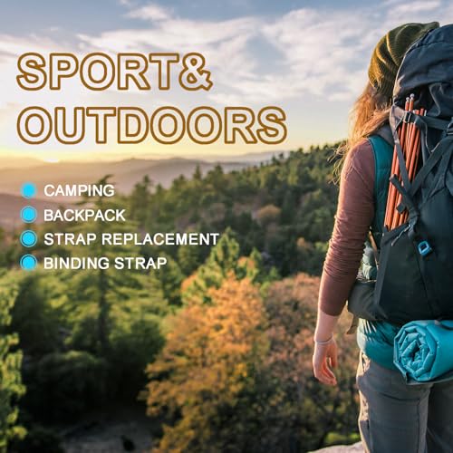 image for CooBigo 12 Yards Webbing 2 Inch Wide Polypropylene Webbing Strap 2