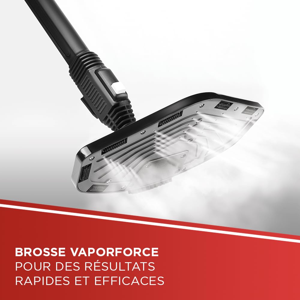 Polti Vaporetto Smart 120, Nettoyeur Vapeur avec Chaudière Haute Pression 4 Bars, Réservoir Amovible 2 Litres, Autonomie Illimitée, Chauffe en 2 Minutes, 14 Accessoires Inclus, Blanc et Noir