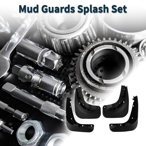 Image of Mud Flaps Splash Guards for Volkswagen Golf Wagon MK6 2008-2015 W /Mount Accessories Mud Guards Front and Rear 1 Set