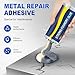Metal Foundry Glue Set, Strong Foundry Glue, High Temperature Resistant Casting Repair, Enhanced Casting Glue Repair for Repairing All Surfaces (2pcs)