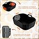 115 Stück Airfryer Zubehör für Ninja AF400EU, Double Stack XL SL400EU, Heißluftfritteuse Silikonform Zubehör für Ninja Foodi, AF300EU 7.6L-9.5L Heißluftfritteuse, Air Fryer Accessories