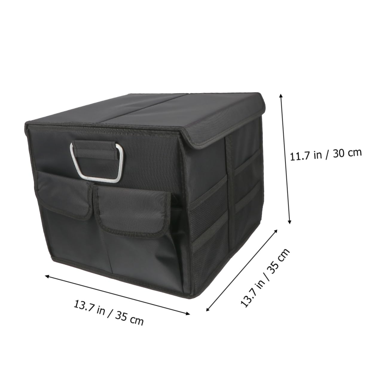 Alipis 1pezzi Organizzatore Per Bagagliaio Auto Pieghevole in Oxford Contenitore Portaoggetti Da Divisori e Base Design Antiscivolo Per Organizzare Spesa Strumenti