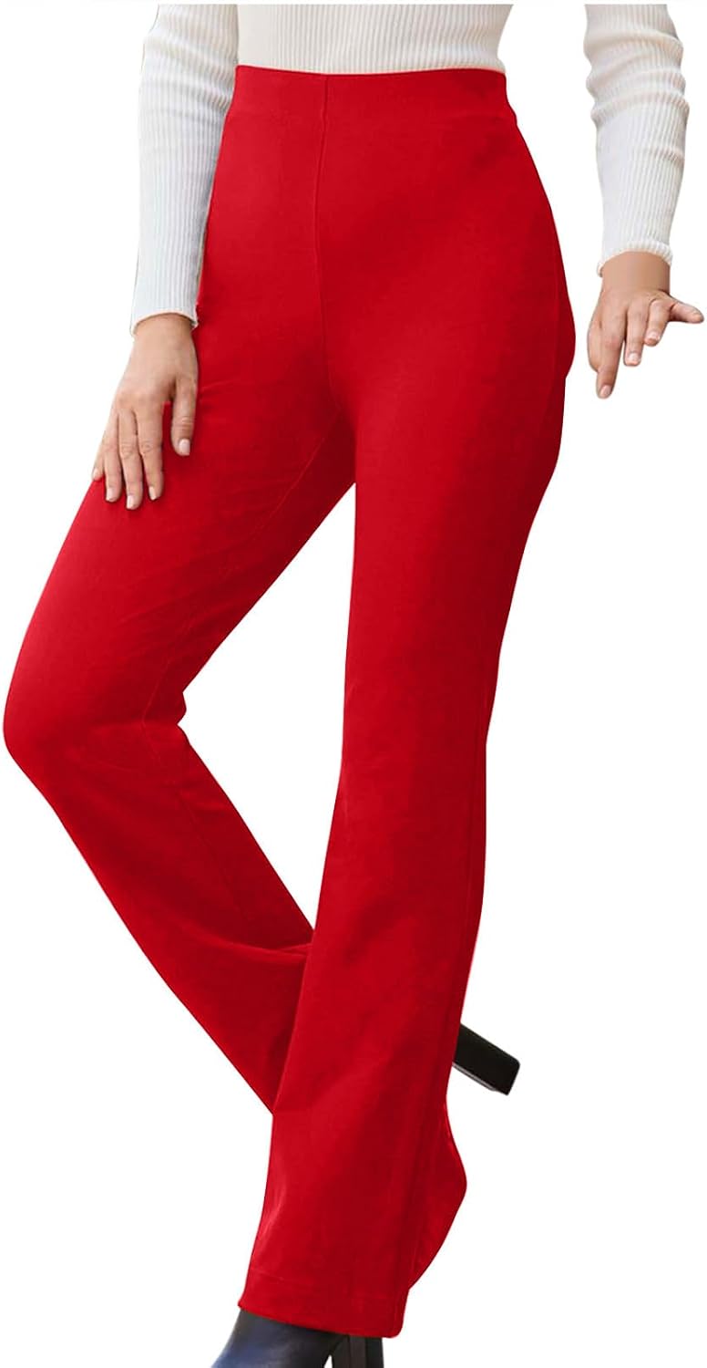 Womens Work Pants High Waist Dress Pant Casual 4 Ways Stretch Yoga Pants Soft Comfy Workout Business Pants Trousers