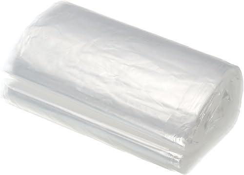 PATIKIL Bolsas de polietileno transparentes abiertas y planas de plástico PE de 2 mil 6 x 26 pulgadas para hardware, coleccionables, joyas,