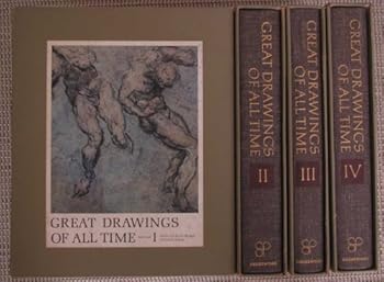 Hardcover Great Drawings of All Time (4 volume set) Book